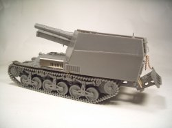 画像5: BrachModel[BM-129]1/35  WWII 独 Sd.kfz.135/1 ロレーヌシュレッパー自走砲 15cm sFH13/1 搭載自走砲「アフリカ軍団」(フルレジンキット)
