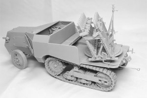 画像1: BrachModel[BM-139]1/35 WWII ドイツ ソミュアMCG 軽多連装迫撃砲(16砲身) S307(f)試作車/初期生産車 フルキット(デカール付) (1)