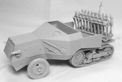画像3: BrachModel[BM-139]1/35 WWII ドイツ ソミュアMCG 軽多連装迫撃砲(16砲身) S307(f)試作車/初期生産車 フルキット(デカール付)