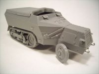 BrachModel[BM-099]1/35　ソミュアMCG S307(f)ハーフトラック 弾薬運搬車 フルキット
