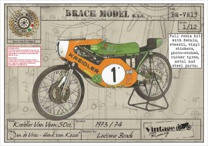 画像1: BrachModel[BM-VR13]1/12 クライドラー50cc1973/74 　ヤン・デ・フリース/ヘンク・バン・ケッセルバージョン (1)