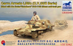 画像1: ブロンコ[Bro35049] 1/35 伊・L35/c対戦車型カーロベローチェ・20mm機関砲搭載