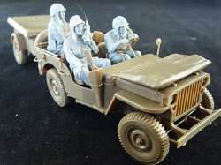 画像2: ブロンコ[Bro35106] 1/35 米・GPW四輪駆動車+M1トレーラー+フィギア3体