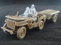 画像3: ブロンコ[Bro35106] 1/35 米・GPW四輪駆動車+M1トレーラー+フィギア3体