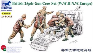 画像1: ブロンコ[Bro35108] 1/35 英・25ポンド砲兵6体　ヨーロッパ戦線 (1)