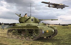 画像1: ブロンコ[Bro35161] 1/35 英空挺戦車ローカストM-22 (T9E1) (1)