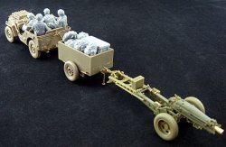 画像4: ブロンコ[Bro35163] 英1/4ton空挺用小型兵員車＆75mmパックハウザー+降下兵4体