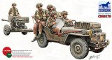 ブロンコ[Bro35170] 1/35英1/4ton空挺用小型兵員車＆6ポンド砲空挺型+降下兵6体
