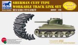 ブロンコ[CBA3547]米・シャーマンT54金属鈍角くさび型可動キャタピラ