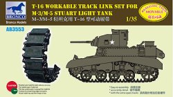 画像1: ブロンコ[CB3553]1/35 米・M3/M5軽戦車T36E6フラットラバー可動キャタピラ