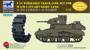 画像1: ブロンコ[CB3553]1/35 米・M3/M5軽戦車T36E6フラットラバー可動キャタピラ (1)