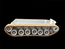 画像2: ブロンコ[AB3565] 1/35 米M26/M46戦車用T80E1可動キャタピラ金属タイプ