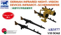 ブロンコ[CBA3577]1/35 独・赤外線暗視ユニット機銃用・MG34&MG42・2セット