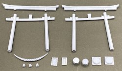 画像3: CHINO MODEL[CM-034B]1/35 鳥居 8寸