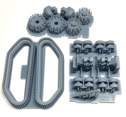 画像2: CHINO MODEL[CM-103DD]1/35 M3ハーフトラック用足回りセット(ドラゴン用)