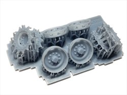 画像2: CHINO MODEL[CM-107]1/35 M24チャーフィー用起動輪・誘導輪