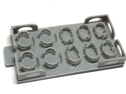 画像2: CHINO MODEL[CM-119B]1/35 フレキシブルバンダリアセットB(WW2アメリカ)