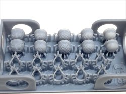 画像2: CHINO MODEL[CM-136E]1/35 独・シュタールヘルムセット(降下猟兵用)