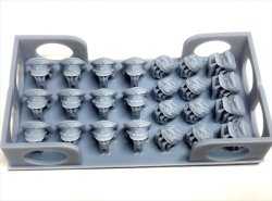 画像2: CHINO MODEL[CM-137A]1/35 独・陸軍制帽/規格帽/略帽セット
