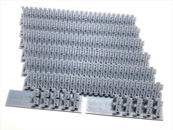 画像3: CHINO MODEL[CM-139A]1/35 74式戦車用連結済み可動履帯(鉄タイプ)