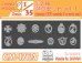 画像1: CHINO MODEL[CM-176A]1/35 WW2独・勲章セットvol.1 (1)