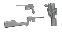 画像2: CHINO MODEL[CM-207]1/35 モーゼルC96