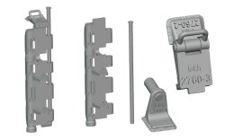 画像2: CHINO MODEL[CM-214]1/35 ティーガーI用予備履帯ホルダーセット