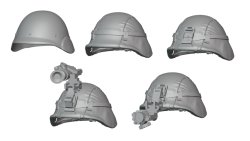 画像2: CHINO MODEL[CM-215]1/35 88式鉄帽