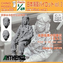 画像1: CHINO MODEL[CMA-016]1/48 日本海軍パイロットvol.3