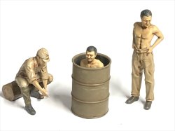 画像2: CHINO MODEL[CMA-027]1/35 陸軍ドラム缶風呂セット