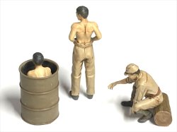 画像3: CHINO MODEL[CMA-027]1/35 陸軍ドラム缶風呂セット