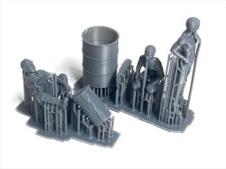 画像4: CHINO MODEL[CMA-027]1/35 陸軍ドラム缶風呂セット