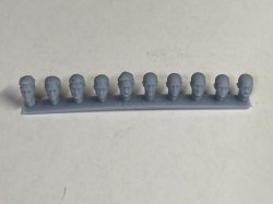 画像2: CHINO MODEL[CMRG35027]1/35 西洋人ヘッドパーツ 酔っ払いの表情セット