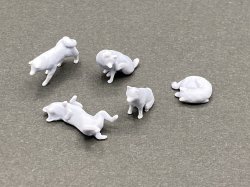 画像3: CHINO MODEL[CMW-002]1/35 柴犬セットvol.2