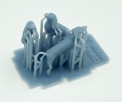 画像3: CHINO MODEL[CMW-007]1/35 ミニチュアダックスフンドセット