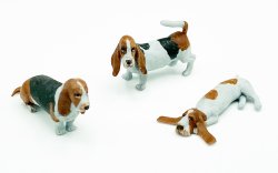 画像2: CHINO MODEL[CMW-008]1/35 バセットハウンドセット