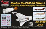 CMK[CMK4455]1/48 スホーイ Su-22M-3K フィッターJ (R-29-BS300エンジン搭載) 改造セット(キティーホーク用)