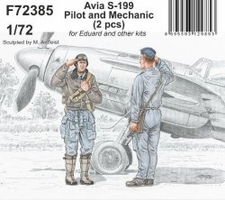画像1: CMK[CMK F72385]1/72 アビア S-199 パイロット & 整備兵