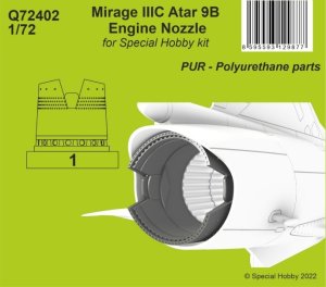 画像1: CMK[CMK Q72402]1/72 ミラージュIIIC用アター9Bアフターバーナー (スペシャルホビー用) (1)