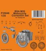 CMK[CMKP35046]1/35 BSA M20 軍用オートバイディテールセット (タミヤ用)