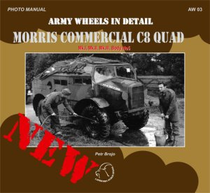 画像1: Capricorn Publications[AW03]Morris Commercial C8 Quad Mk.I Mk.II Mk.III No.5Body (1)