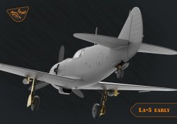 画像5: クリアープロップ[CPU72014]1/72ラヴォーチキンLa-5 戦闘機  「初期型」