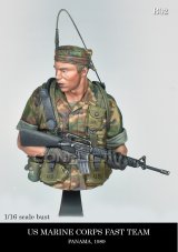 コンフリクト・ミニチュアズ[CM-B02]1/16バスト 現用 アメリカ海兵隊FASTチームの兵士 パナマ1989