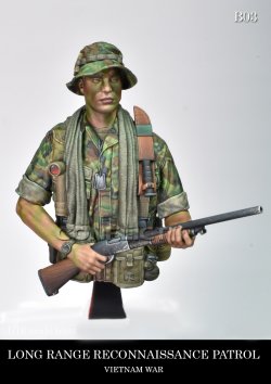 画像1: コンフリクト・ミニチュアズ[CM-B03]1/16バスト 現用 アメリカ陸軍 特殊長距離偵察パトロール(LRRP)の兵士 ベトナム戦争