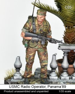 画像1: コンフリクト・ミニチュアズ[CM-C05]1/35 現用 アメリカ 海兵隊の通信兵 パナマ1989