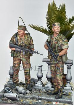 画像3: コンフリクト・ミニチュアズ[CM-C06]1/35 現用 アメリカ 海兵隊FASTチームセット パナマ1989(2体入)