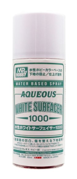 画像1: GSIクレオス[B612]水性ホワイトサーフェイサー1000スプレー