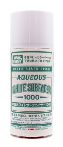 画像1: GSIクレオス[B612]水性ホワイトサーフェイサー1000スプレー (1)