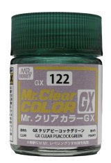 GSIクレオス[GX122]Mr.カラーGXクリアピーコックグリーン