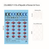 Crossdelta[CDLJ48002T]1/48 現用 韓国空軍 朝鮮戦争のF-51ムスタング